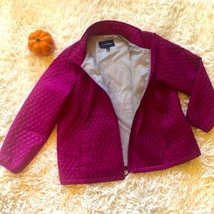 Lands’ End lightweight quilted fall zipper jacket 2X plus